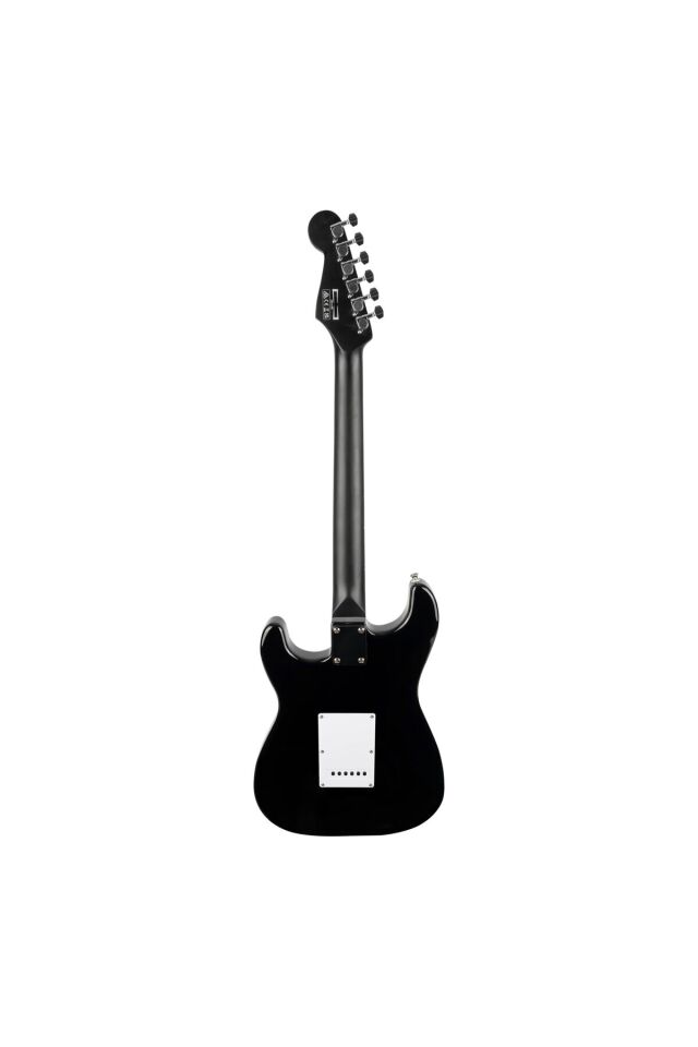 LST-BK Elektro Gitar-Siyah Siyah-Beyaz