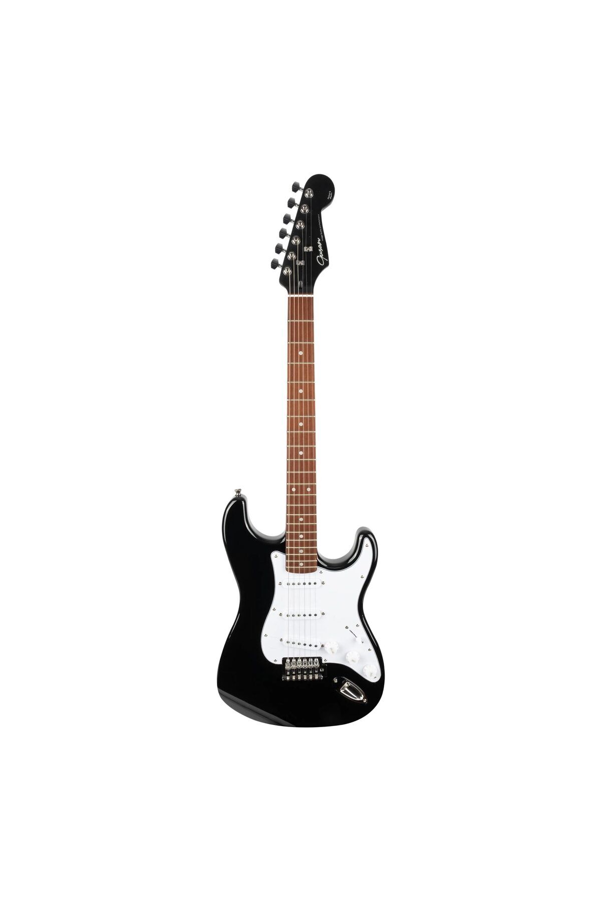 LST-BK Elektro Gitar-Siyah Siyah-Beyaz