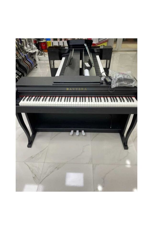BAVYERA SP064 Dijital Piyano Siyah (Tabure Hediyeli) Siyah