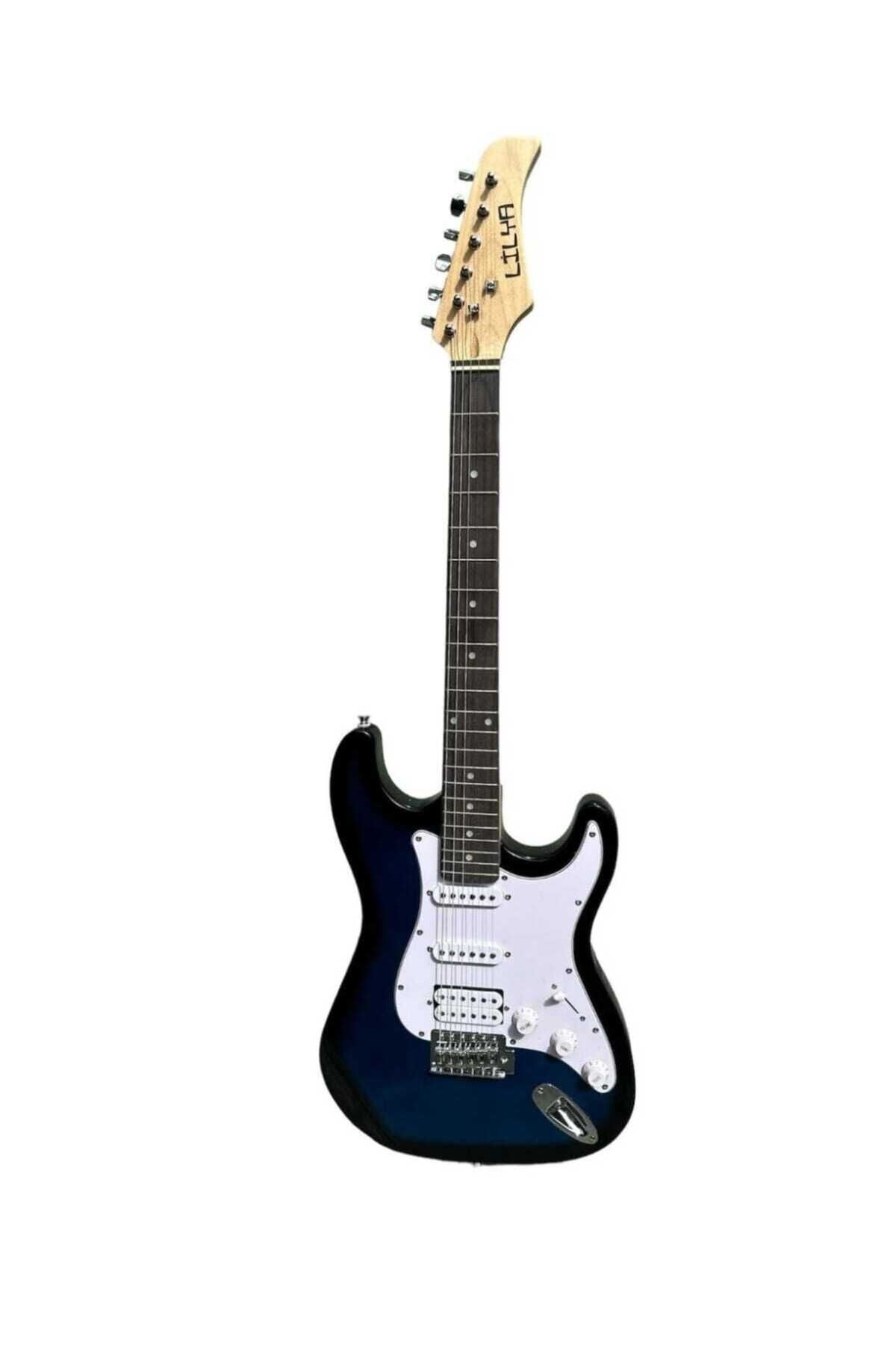 Lilya St309 Hss Elektro Gitar-Mavi Mavi