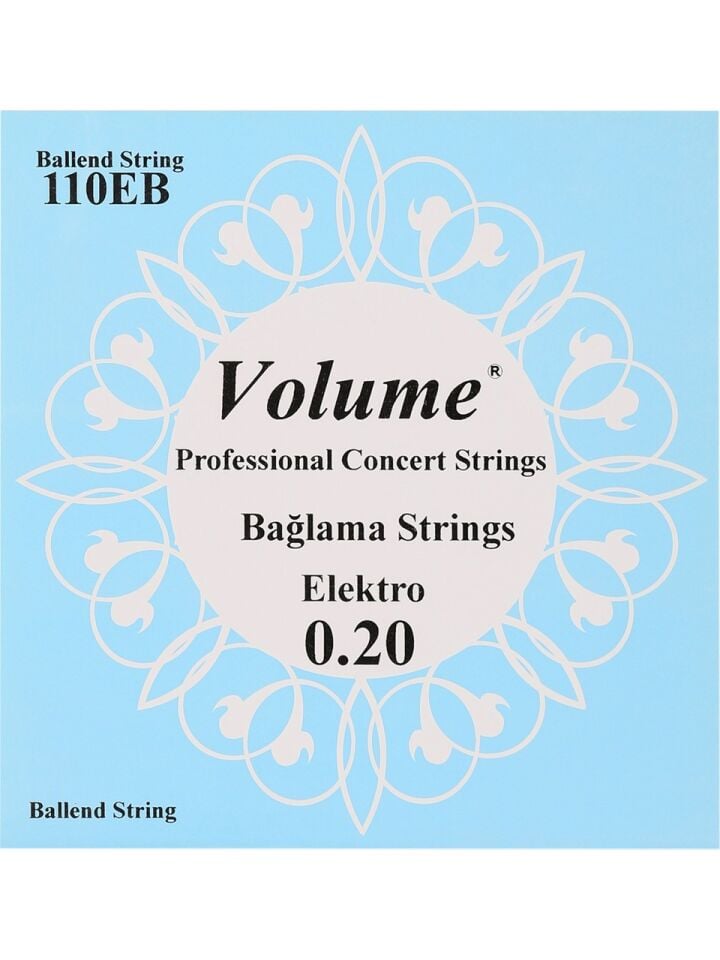 110EB Boncuklu Uzun Sap Elektro Bağlama Teli 0.20 Concert Serisi - Profesyonel Konser Te