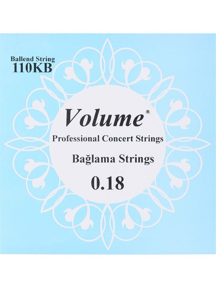 110KB Boncuklu Kısa Sap Bağlama Teli 0.18 Concert Serisi - Profesyonel Konser Teli