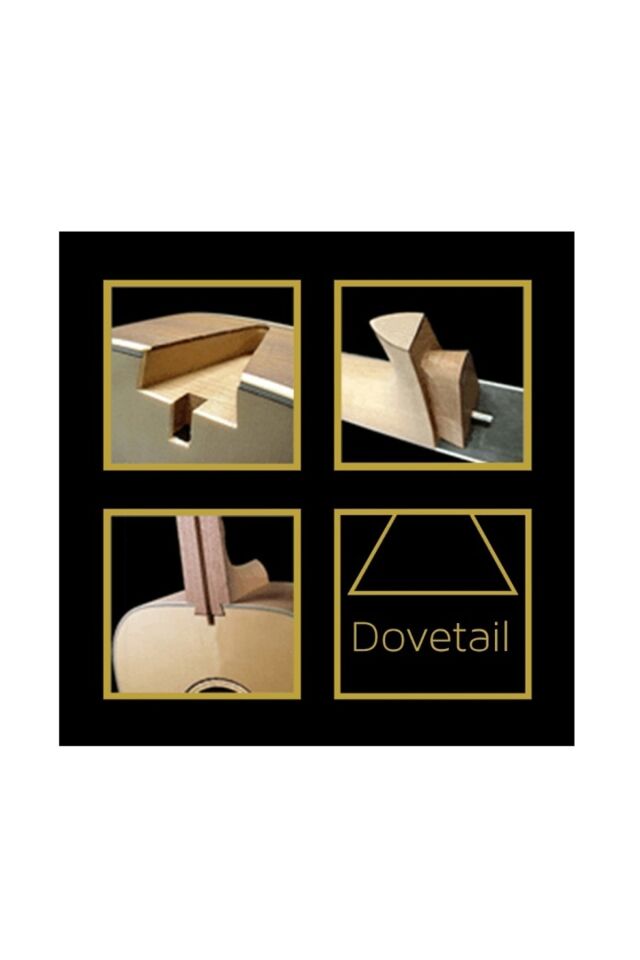 Ad810op Akustik Gitar, Open Pore, Ladin Kapak, Arka &yanla