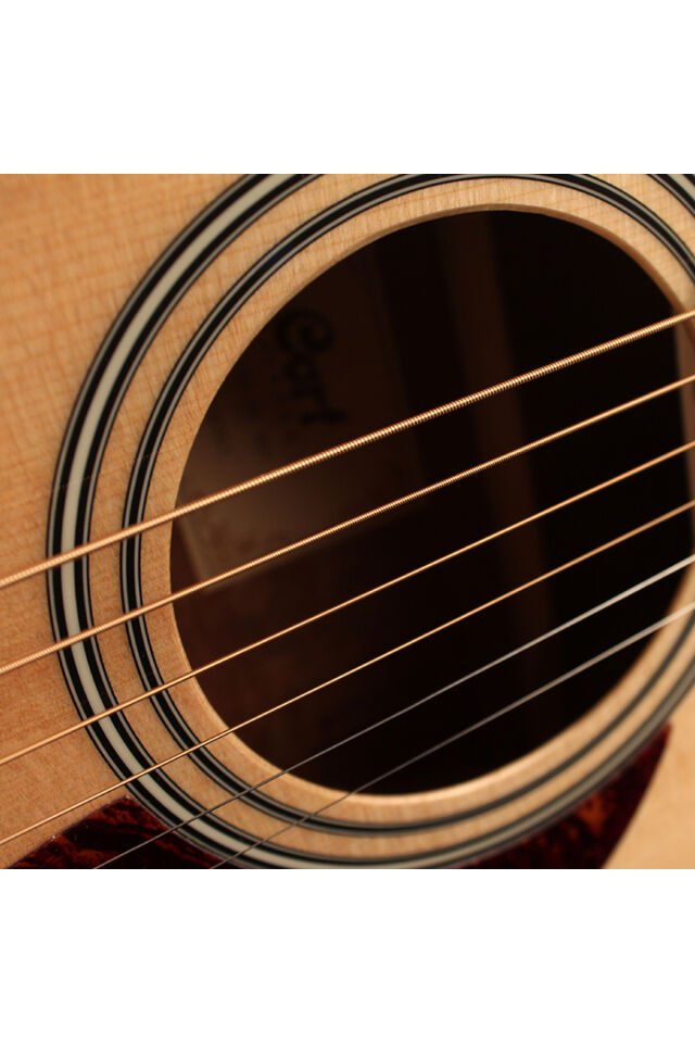 Ad810op Akustik Gitar, Open Pore, Ladin Kapak, Arka &yanla